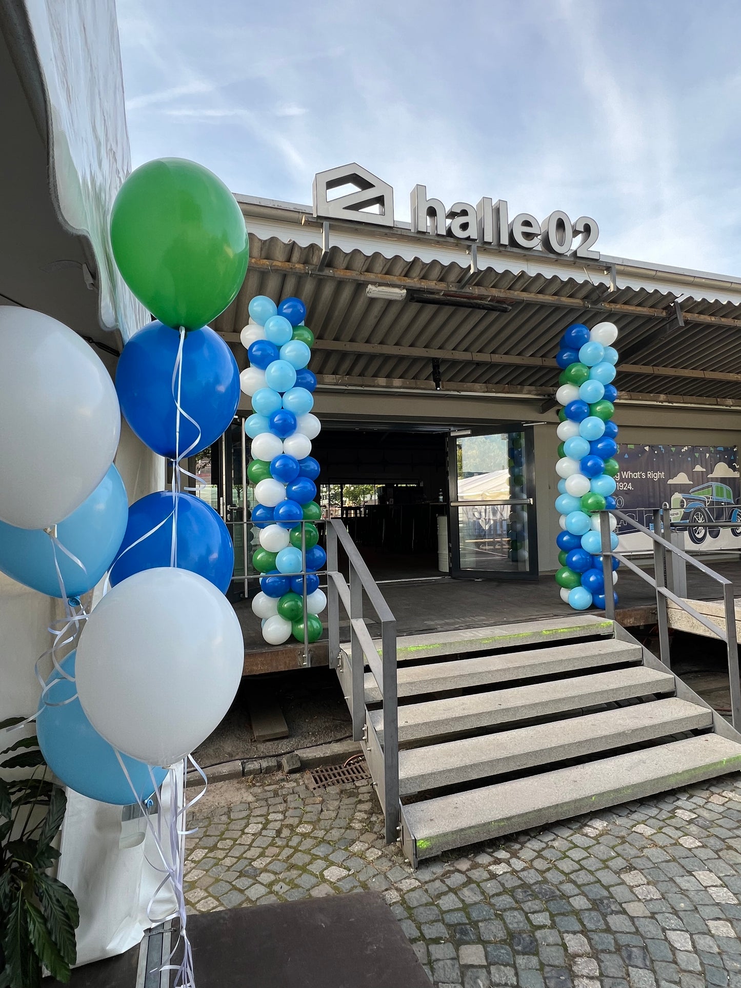 Ballon Girlande - Säulen