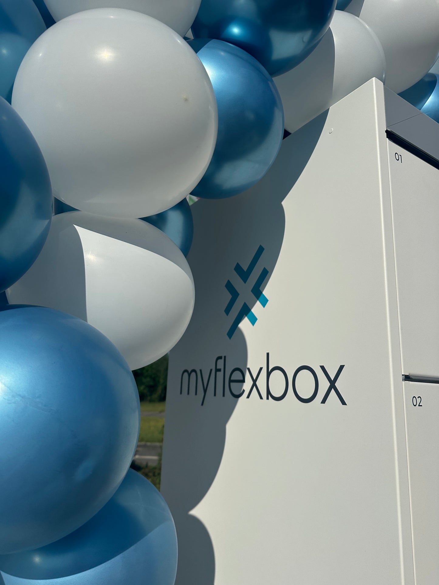 Ballon Deko - Snackautomat, Getränkeautomat, Packstation