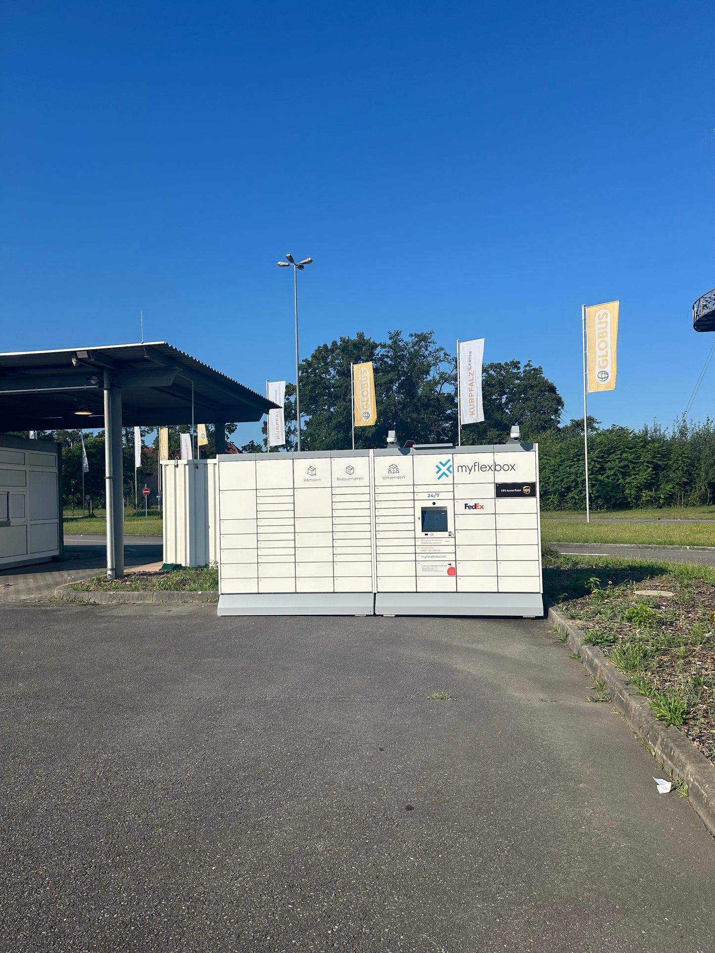 Ballon Deko - Snackautomat, Getränkeautomat, Packstation