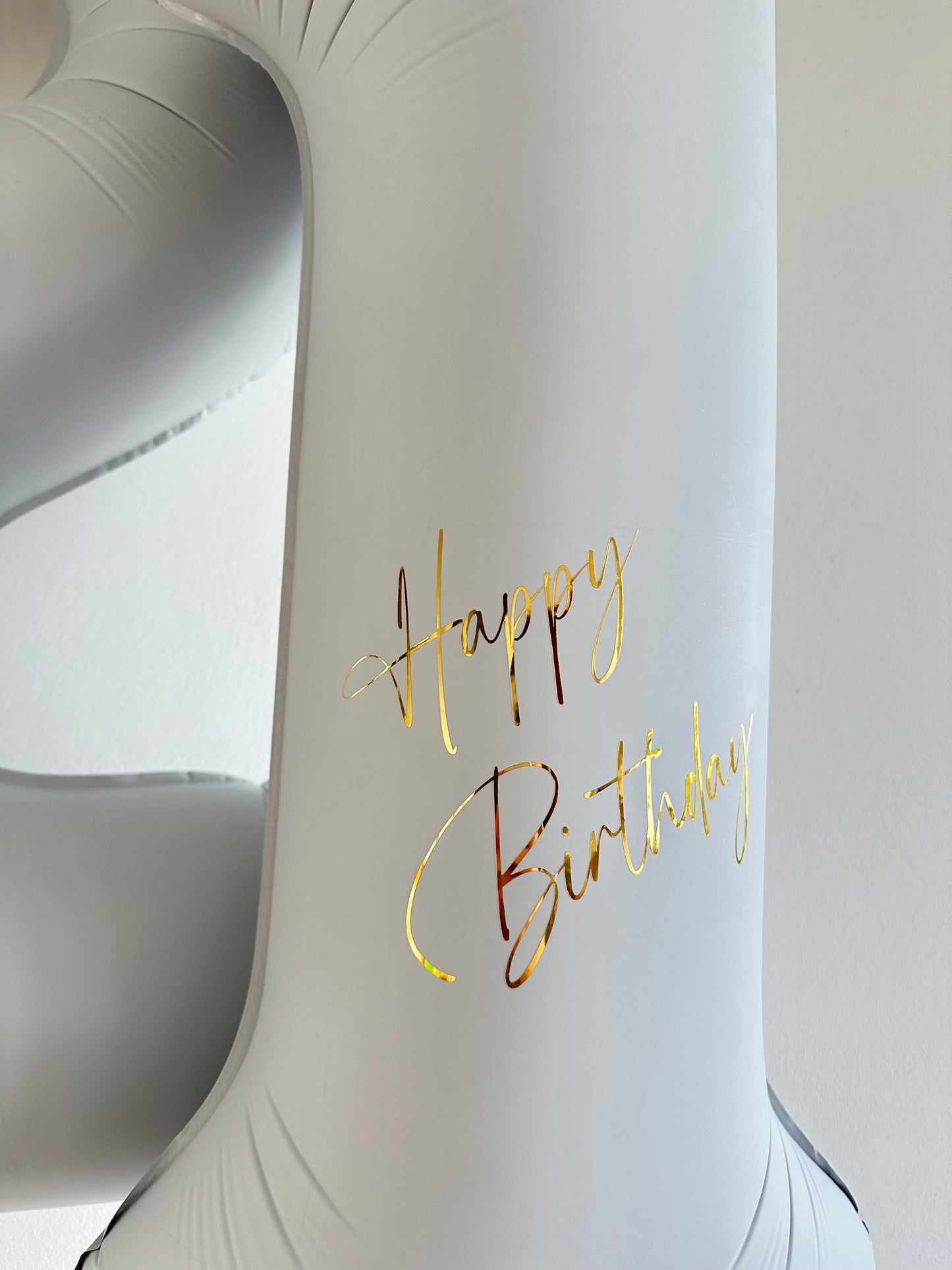 Helium Ballon - Zahlen „Happy Birthday + Namen“