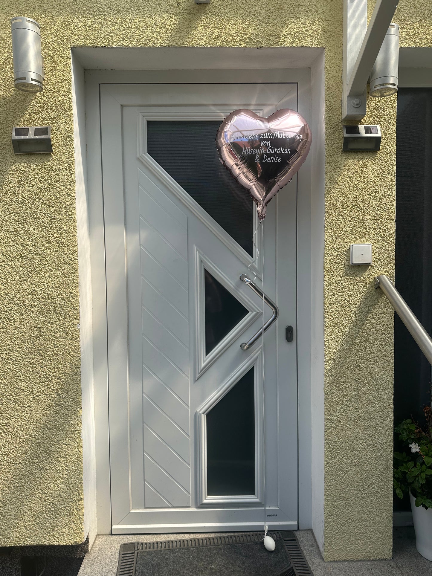 Helium Ballon - Herz Muttertag personalisiert