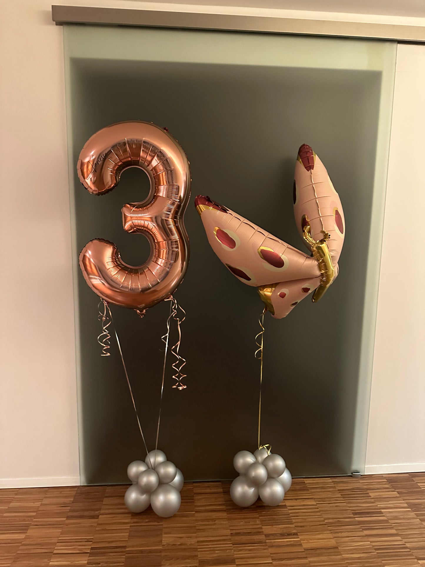 Ballon Bouquet - Zahl Schmetterling