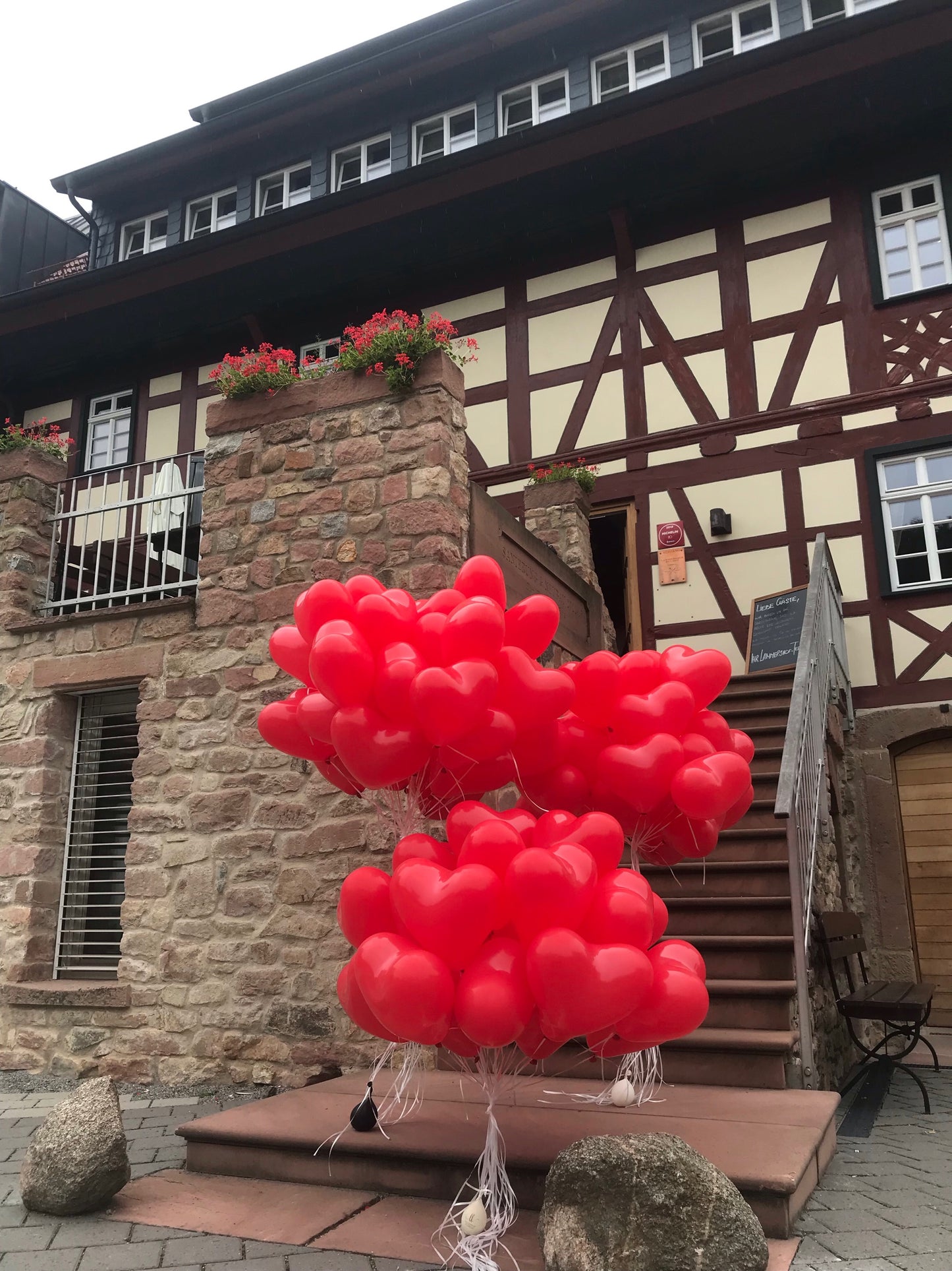 Flugaktion Helium Latex Ballon - Herz