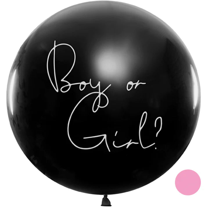 XXL Luftballon Gender Reveal "BOY OR GIRL?"