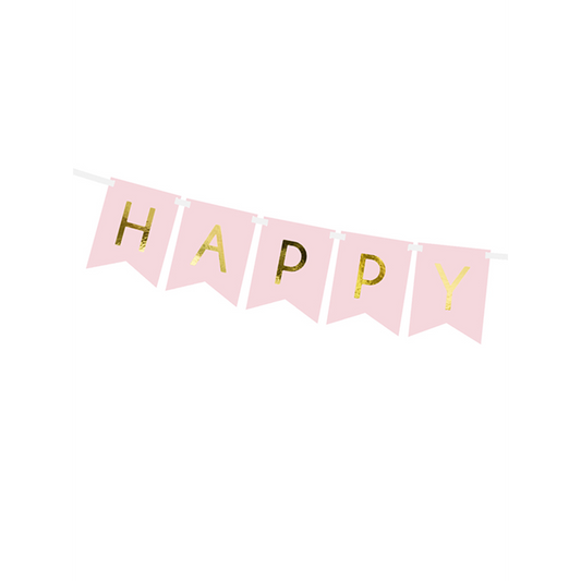 Happy Birthday Wimpel Girlande