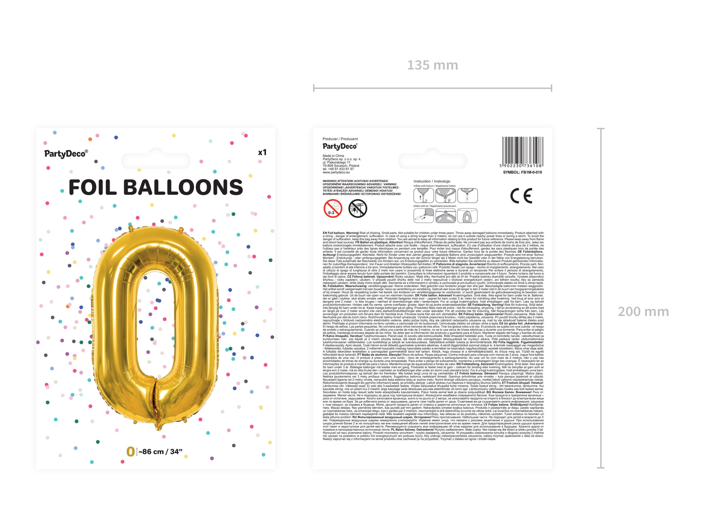 Luftballon Zahlen