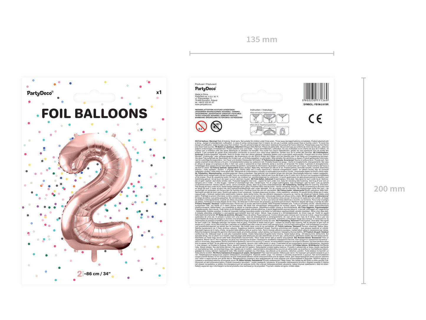 Luftballon Zahlen