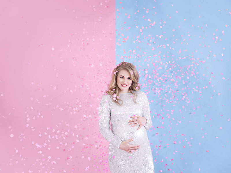 Konfettikanone XL - Babyparty/ Gender Reveal