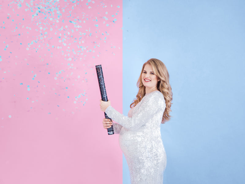 Konfettikanone XL - Babyparty/ Gender Reveal
