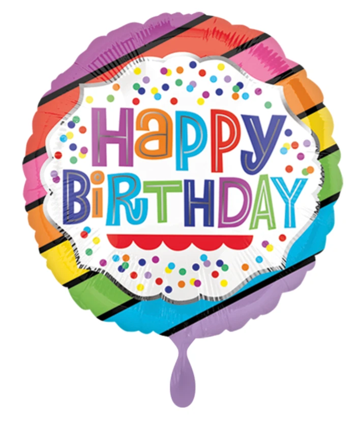 Happy Birthday Ballon + Sekt