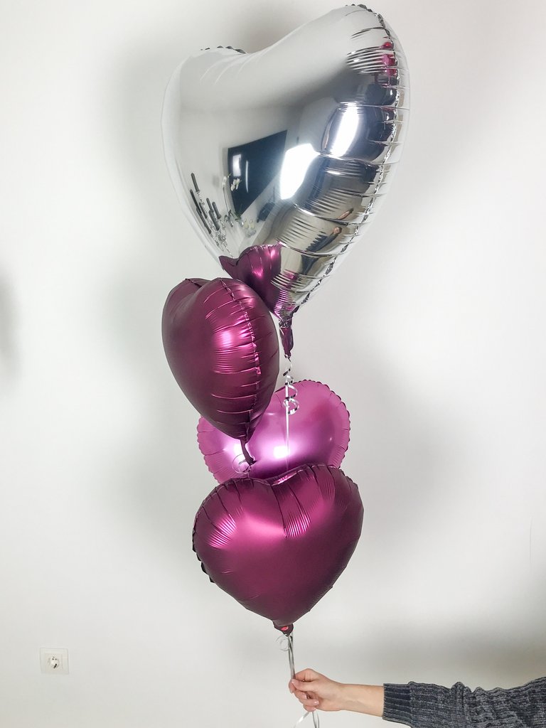 Helium Ballon Bouquet Herz Whole Lot