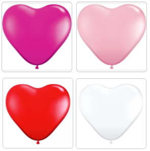 Flugaktion Helium Latex Ballon - Herz