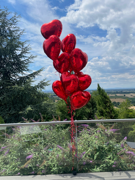 Ballon Bouquet - 10er Love