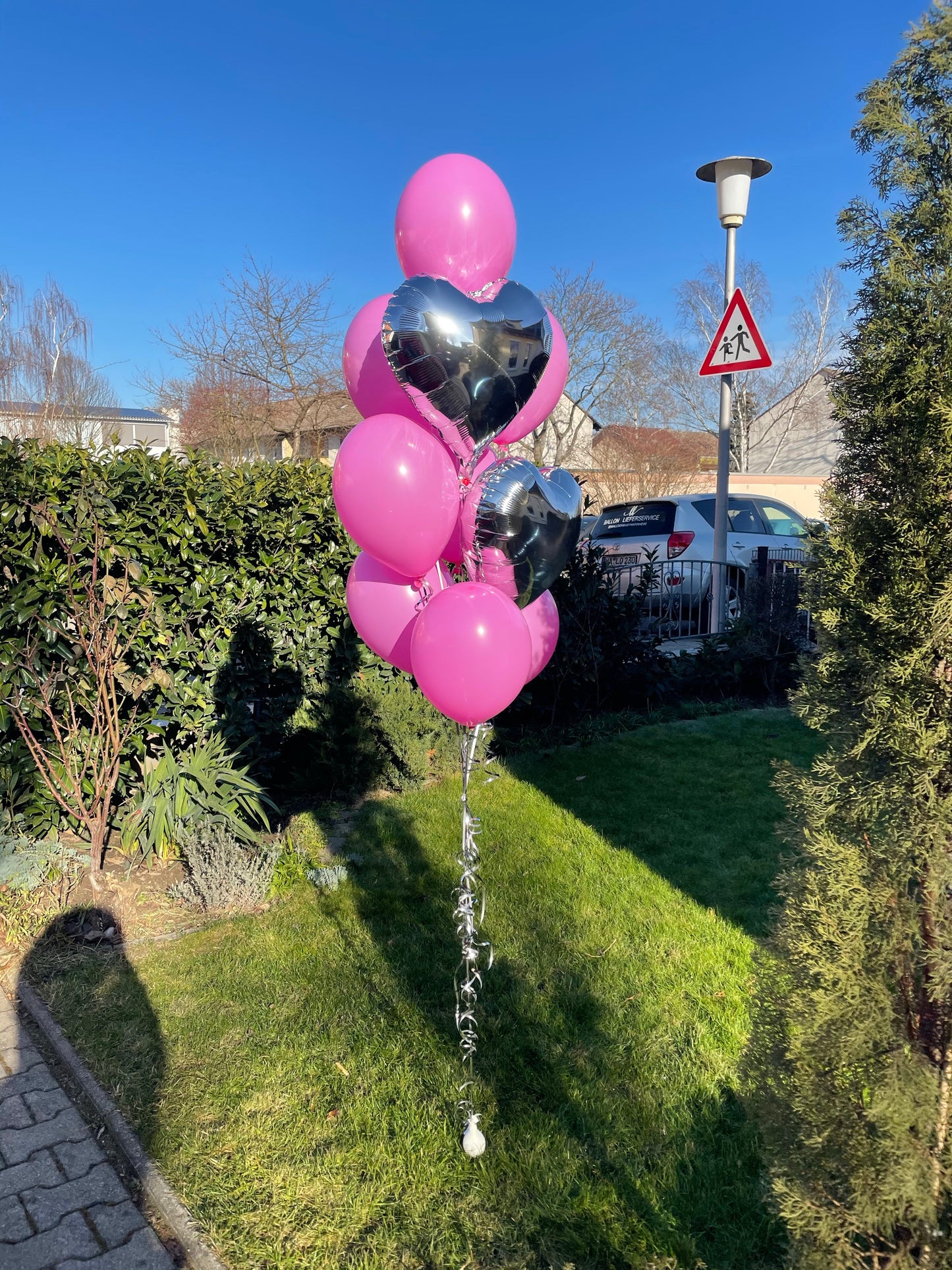Ballon Bouquet - 2 Hearts