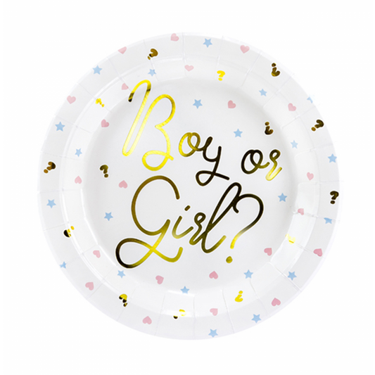 Papier Teller Boy or Girl