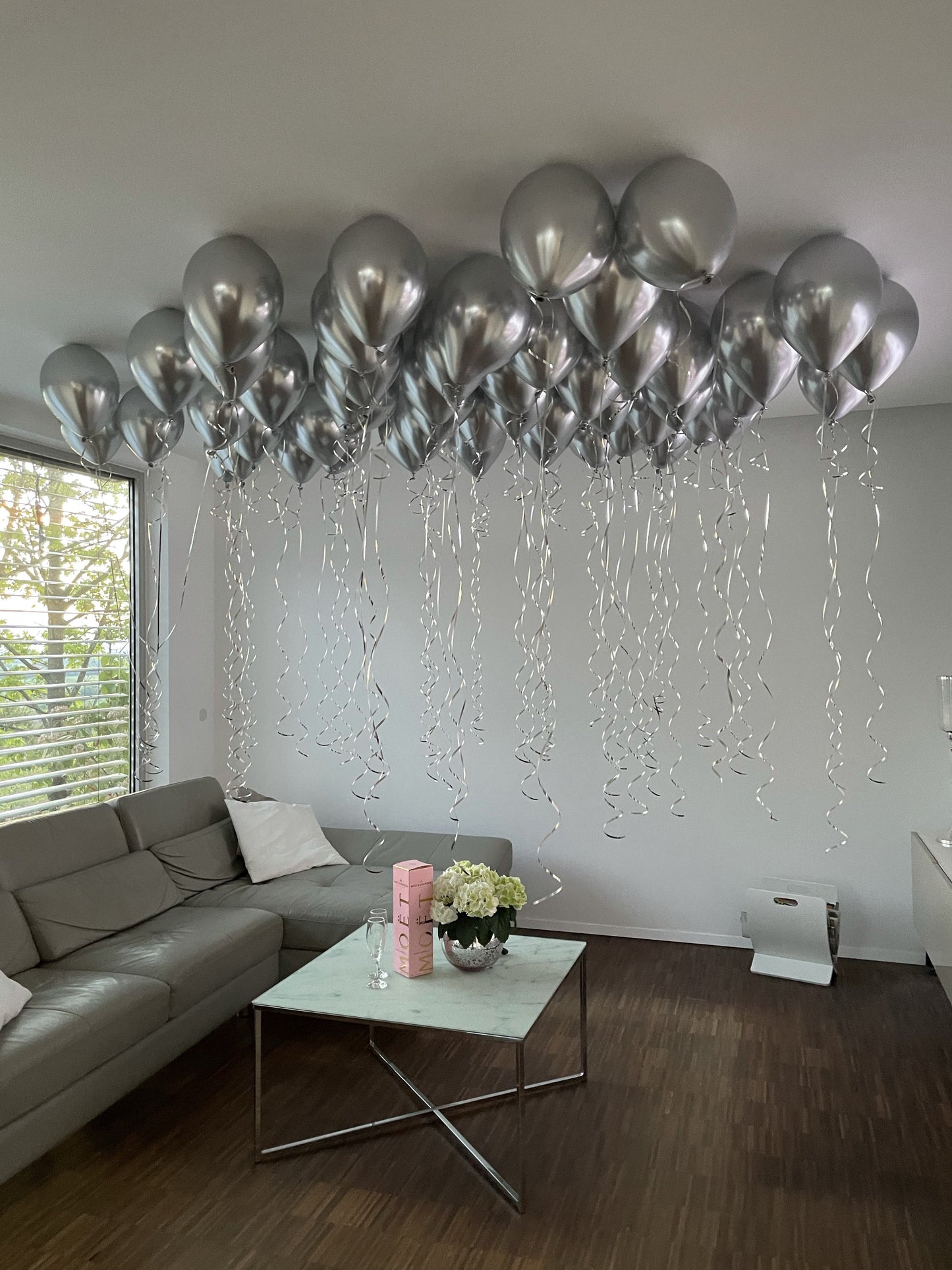 Deckenballon Set - 90 Ballons