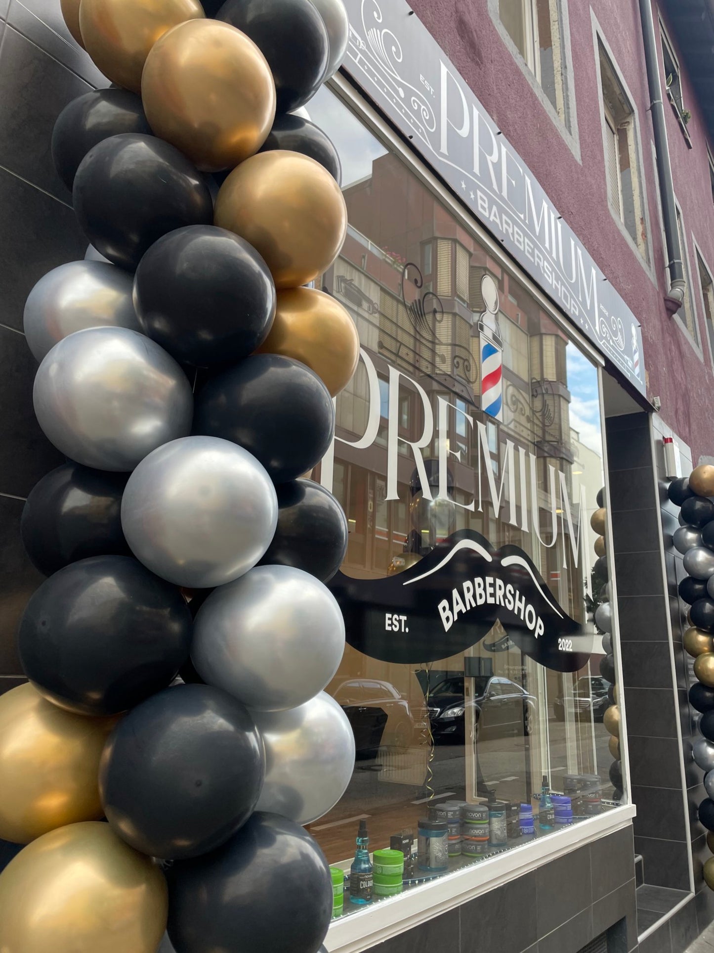 Ballon Girlande - Säulen