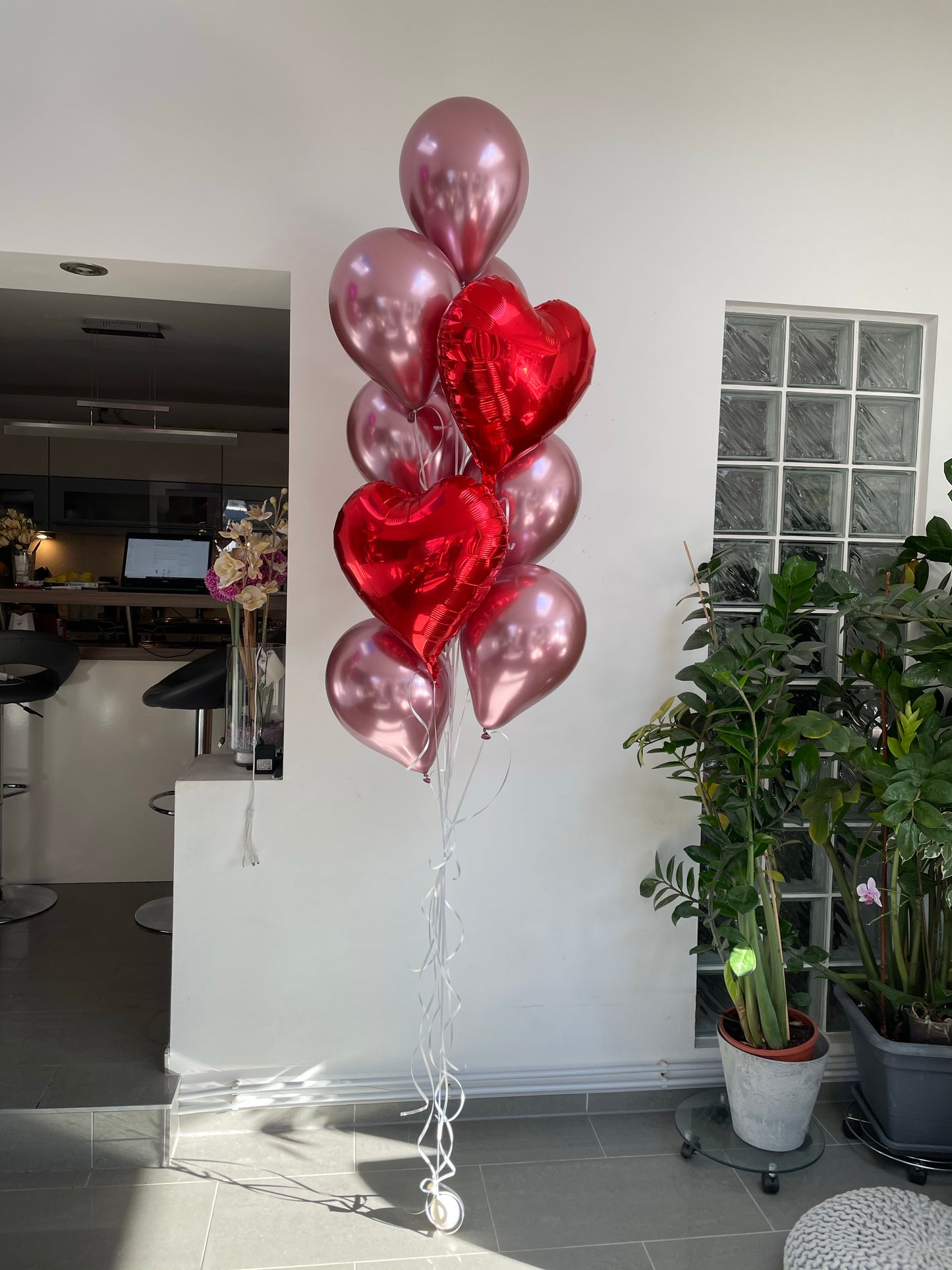 Ballon Bouquet - 2 Hearts