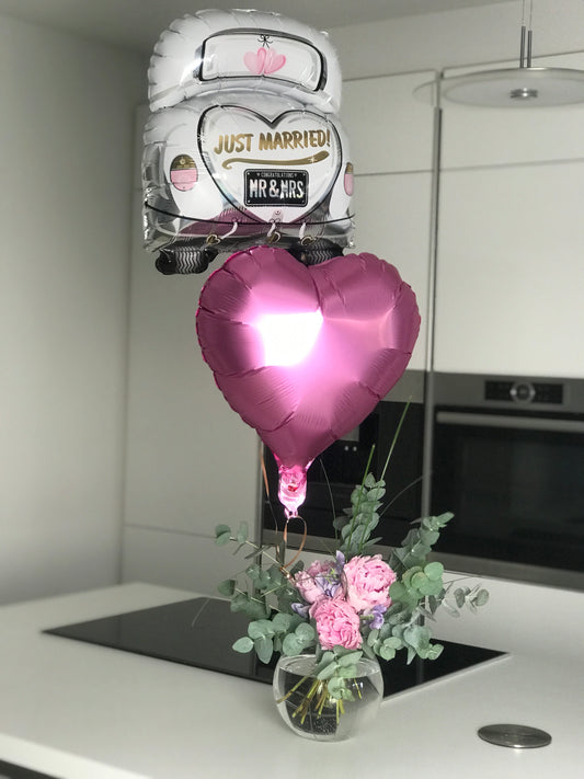Helium Ballon - Just Married Mr & Mrs
