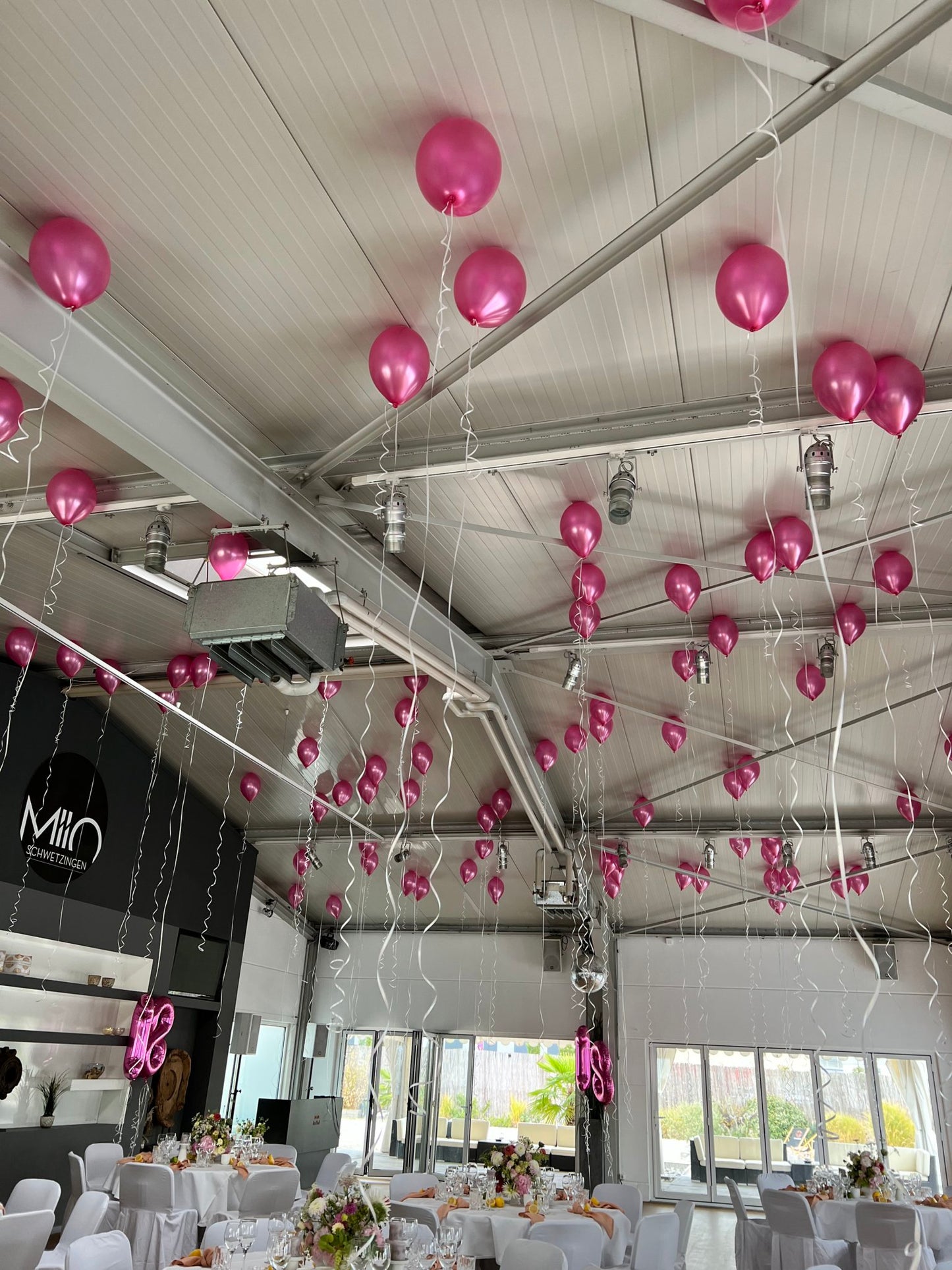 Deckenballon Set - 90 Ballons