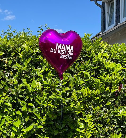 Helium Ballon - MAMA DU BIST DIE BESTE!