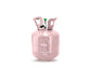 Flasche mit Helium, Hellrosa, max 20 Ballons