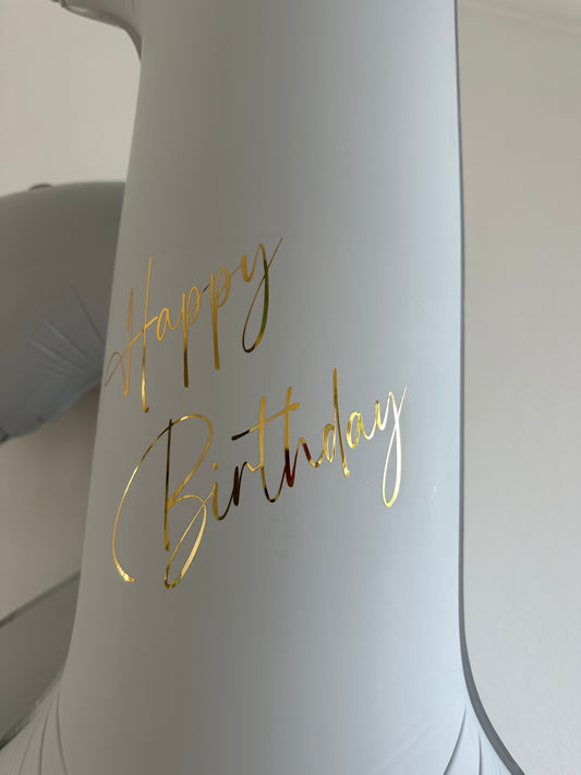 Helium Ballon - Zahlen „Happy Birthday“