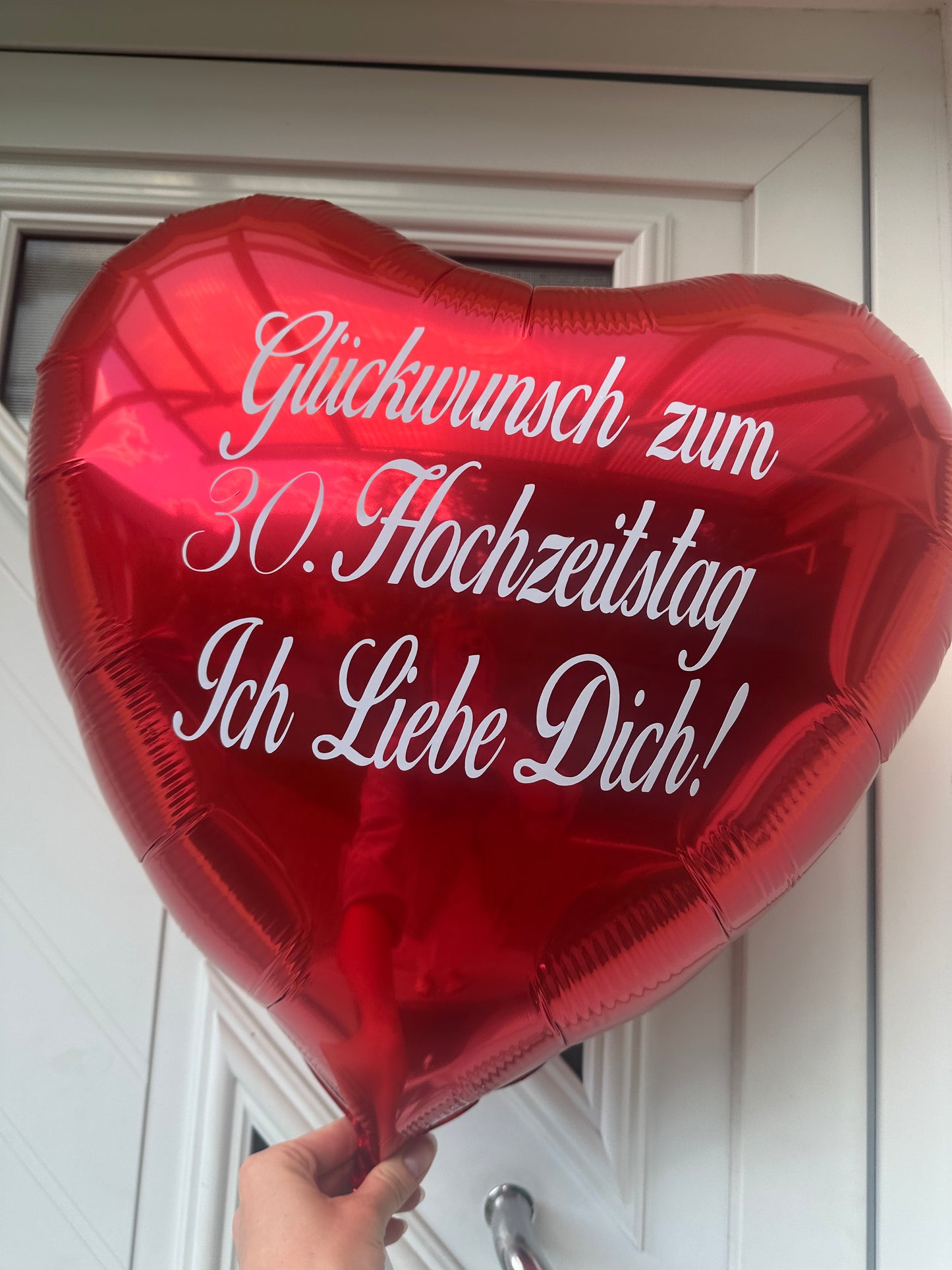 Helium Ballon - Herzen (Personalisiert)