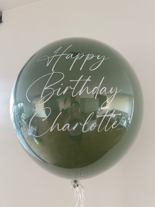 Helium Ballon - Happy Birthday Personalisiert