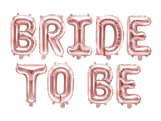 Balllon Schriftzug - BRIDE TO BE