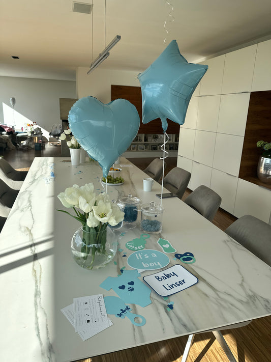 Einzelne Folienballons - Babyparty