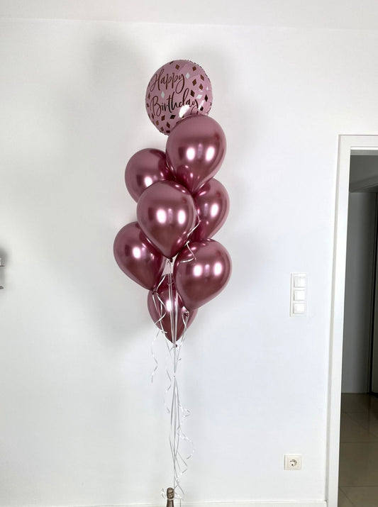 Ballon Bouquet - Happy Birthday Topper
