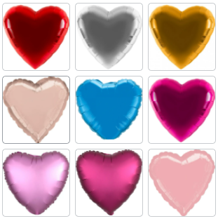 Helium Ballon - Herzen