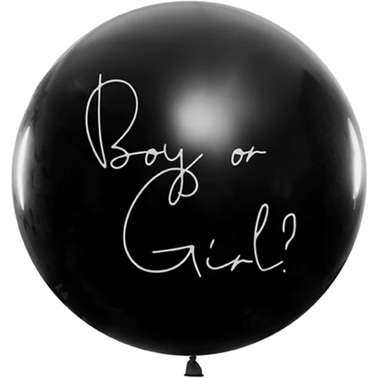 XXL Luftballon Gender Reveal "BOY OR GIRL?"