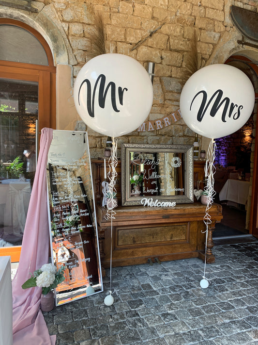 Riesenballon - Gigant Mr & Mrs