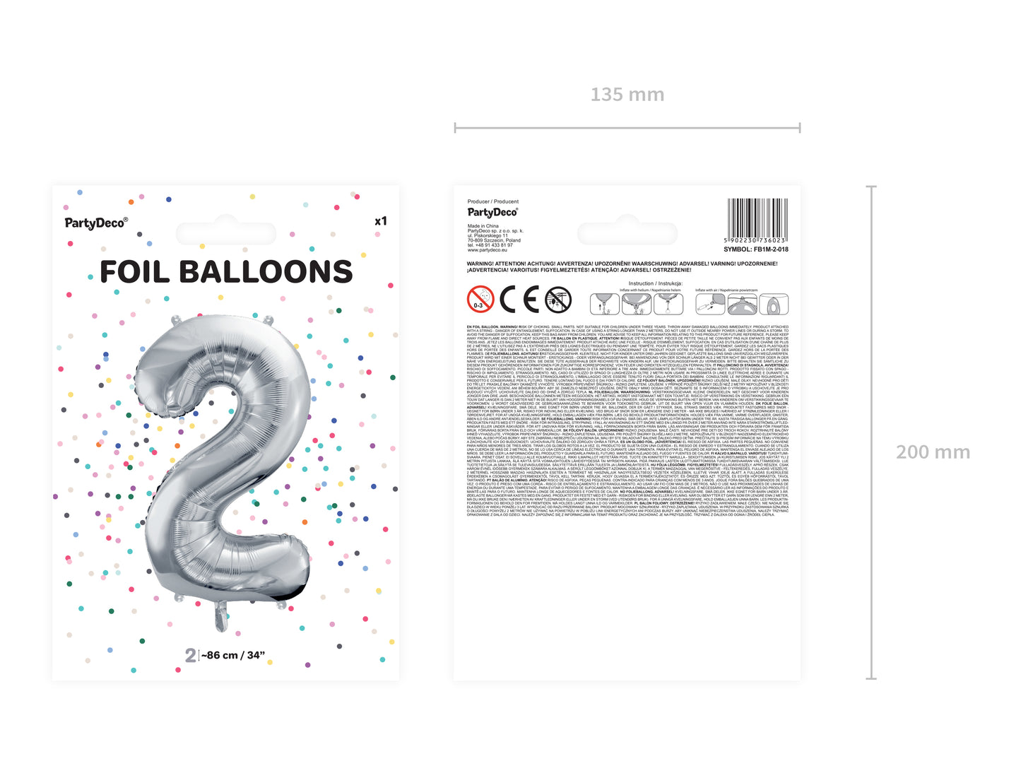 Luftballon Zahlen
