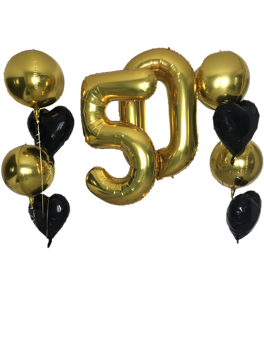 Ballon Bouquet — Golden Times