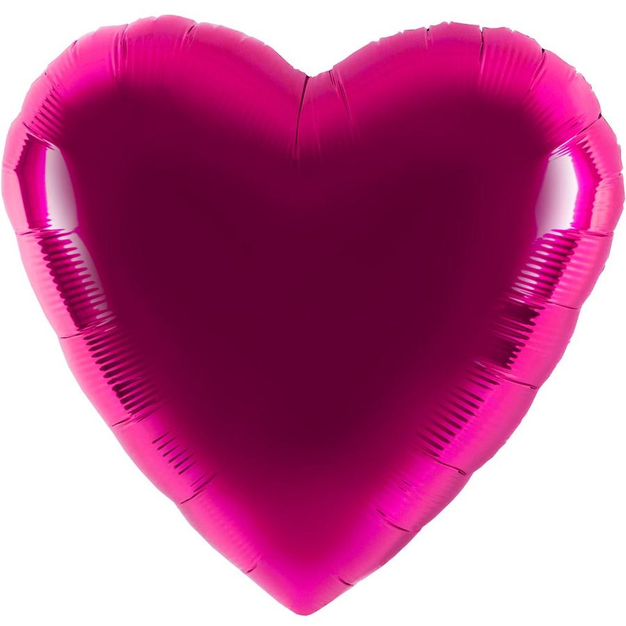 Helium Ballon Herz Fuchsia Pink