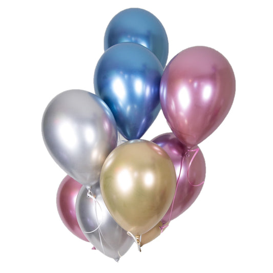 Helium Latex Ballon - Chrome