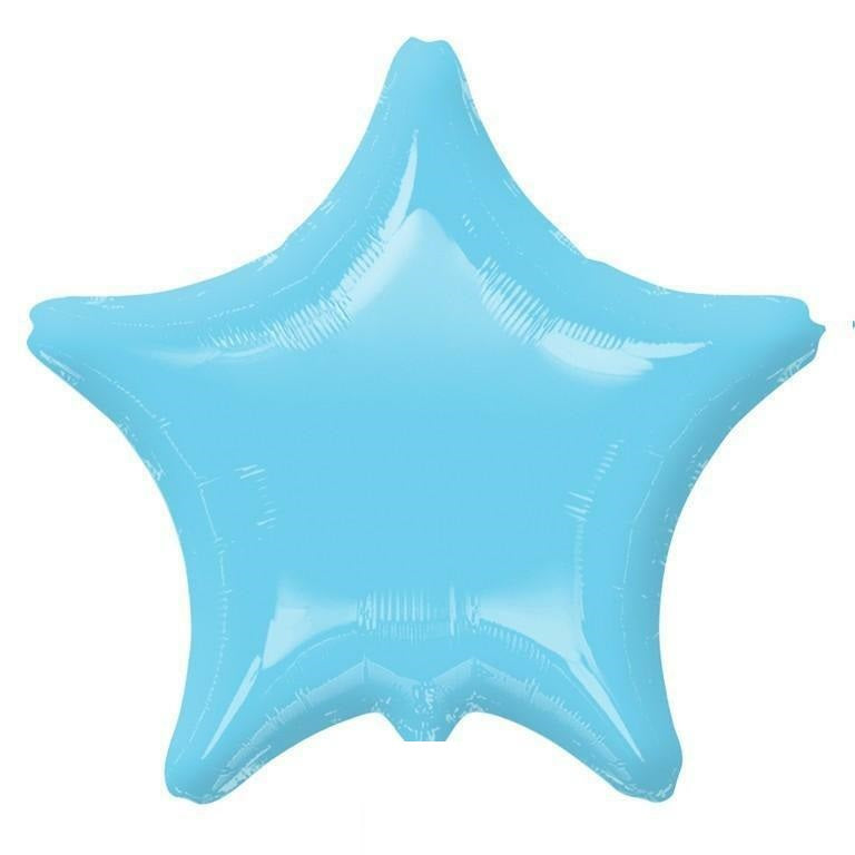 Amscan Folienballon Stern – Schwarz, 48 Cm, Mit Selbstschließendem Ventil, Für Helium Oder Luft