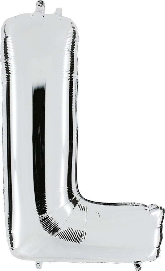 Helium Ballon - Silver Line Buchstaben