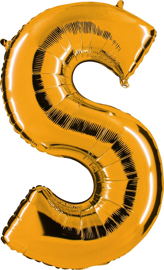 Helium Ballon - Die Goldigen Buchstaben