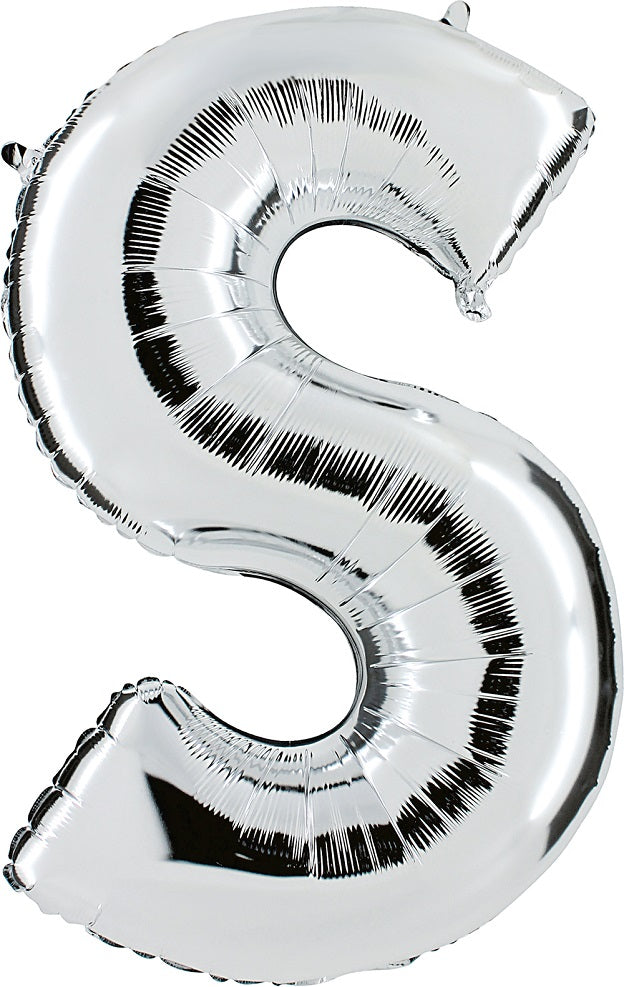 Helium Ballon - Silver Line Buchstaben