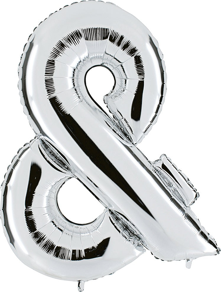 Helium Ballon - Silver Line Buchstaben