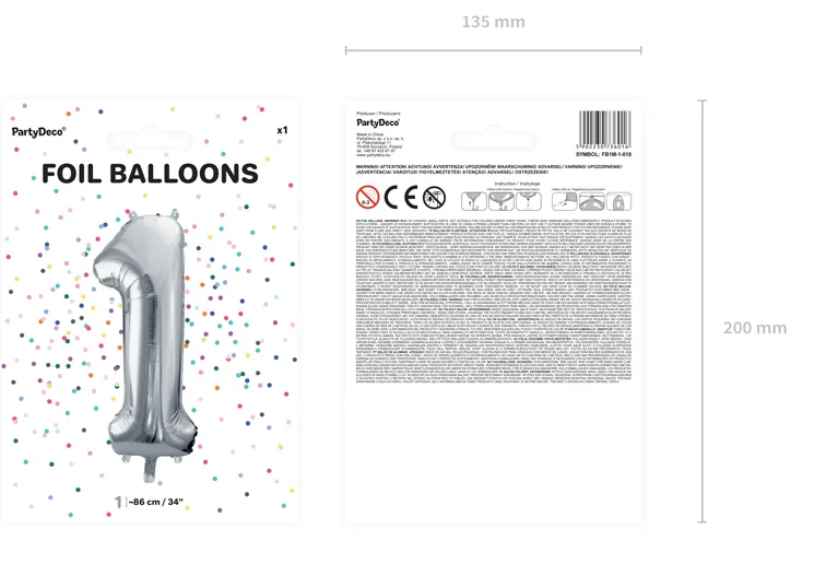 Luftballon Zahlen