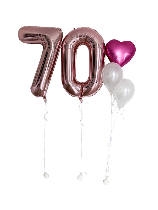 Ballon Bouquet - B-Day Set Heart