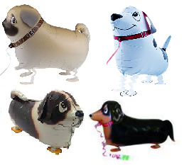 Helium Ballon - Hund Airwalker