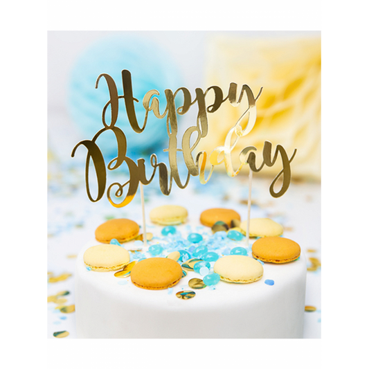 Cake Topper Happy Birthday