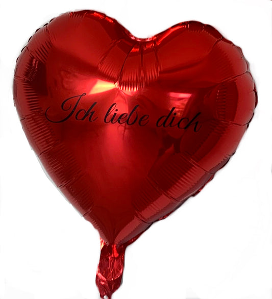 Helium Ballon - Herzen (Personalisiert)