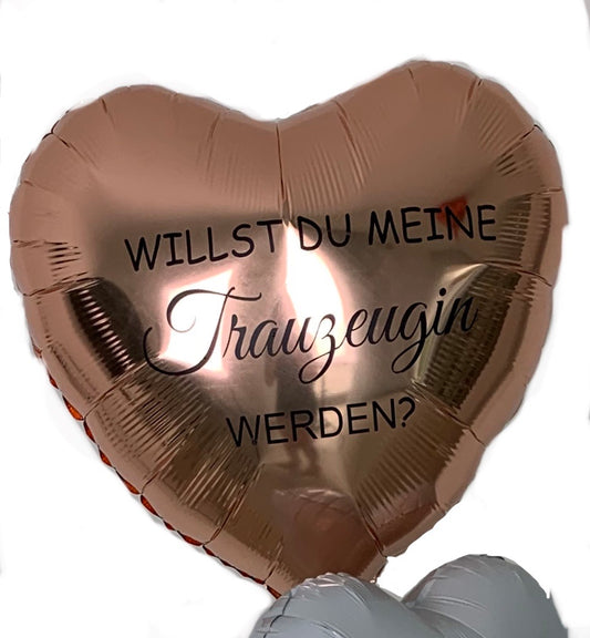Helium Ballon - XL Herzen (Personalisiert)